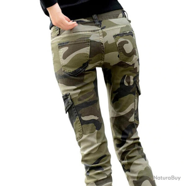 Pantalon, jeans, femme camouflage, strech, taille du 34 au 42.