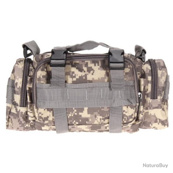 Petit sac toile 3L, camo pixel.