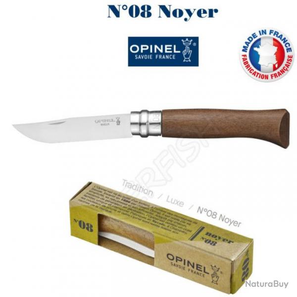 Couteau TRADITION LUXE N08 NOYER OPINEL