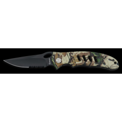 Couteau pliant Acier Camouflage Blister 8.3 cm 1901007