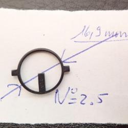 Insert, iris, grain de tunnel pour dioptre TAR -Taille 2.5 - 16,9 mm diamètre.