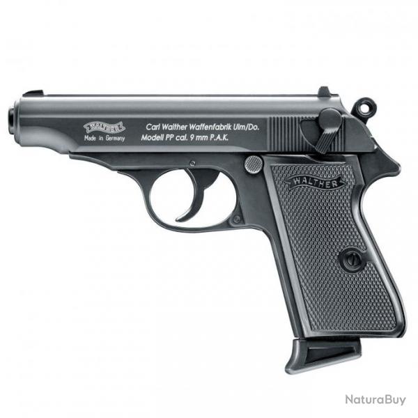 Pistolet  blanc PP (Modle: Bronz/ plastique, Calibre: 9mm PAK)