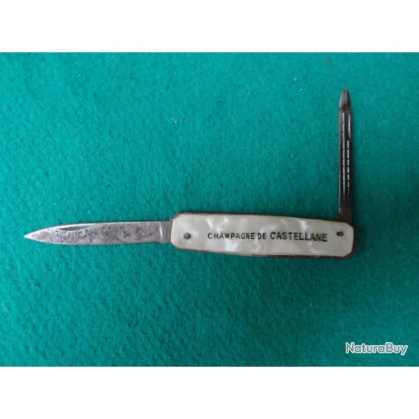 Couteau publicitaire Champagne.
