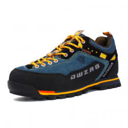 Chaussures randonnées ou trekking, bleu et jaune, tailles 39 à 46.