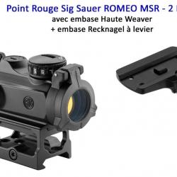Point Rouge Sig Sauer Romeo MSR - 2 MOA Version Chasse