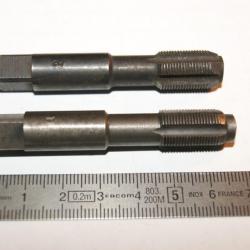 paire tarauds n°1 et n°2 diamètres 10.80 et 11.60 mm - VENDU PAR JEPERCUTE (D20N144)