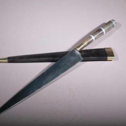 stylet corse manche en corne de zébu 162