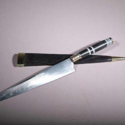 stylet corse manche en ébène et corne 163