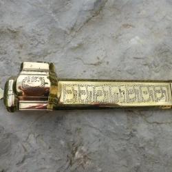 Magnifique &eacute;critoire portatif en laiton 19&egrave;me