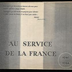 au service de la france 1940-1944 , france libre