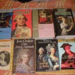 LOUIS XV , LOUIS XVI , MARIE ANTOINETTE de Evelyne Lever +6  livres sur Marie Antoinette