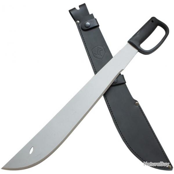 Machette El Salvador Manche en polypropylne  avec Lame en acier 1075HC et Etui en Cuir CTK280918071