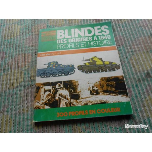 livre  BLINDES DES ORIGINE A 1940