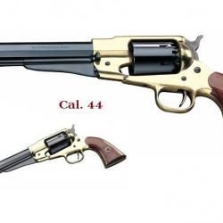 Revolver western à poudre noir Revolver Remington texas laiton 1858 Cal. 44  (Pietta)