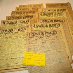 Chasseur français 1904. lot de 12 n°. dont 2 en double .