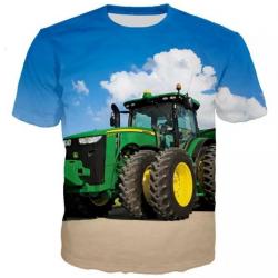!!! LIVRAISON OFFERTE !!! Tee-shirt 3D réaliste chasse pêche agriculture tracteur réf 504