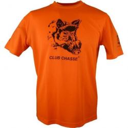 CLUB CHASSE TEESHIRT ORANGE SANGLIER