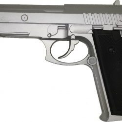 GUN PT92 silver Co2 6mm tout metal 15BB's E=0,9 J. Maxi /C6 071