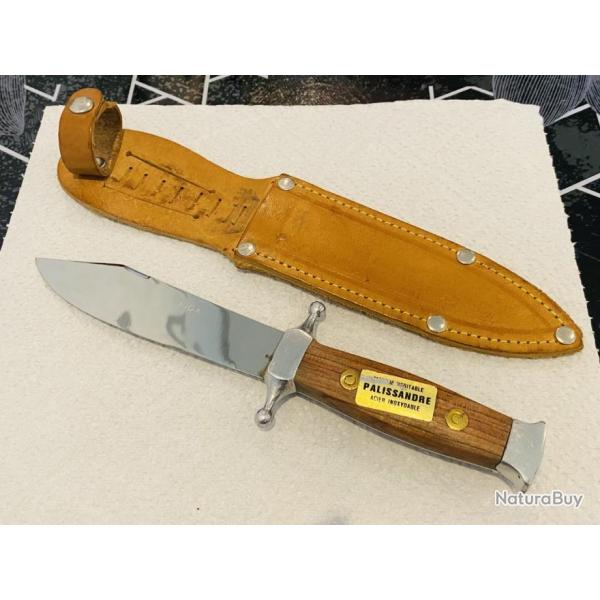 Couteaux de chasse lame fixe en inox N5