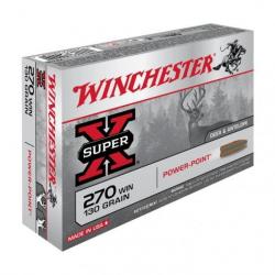 Balles Winchester Power Point - Cal. 270 Win. - 130 / Par 1