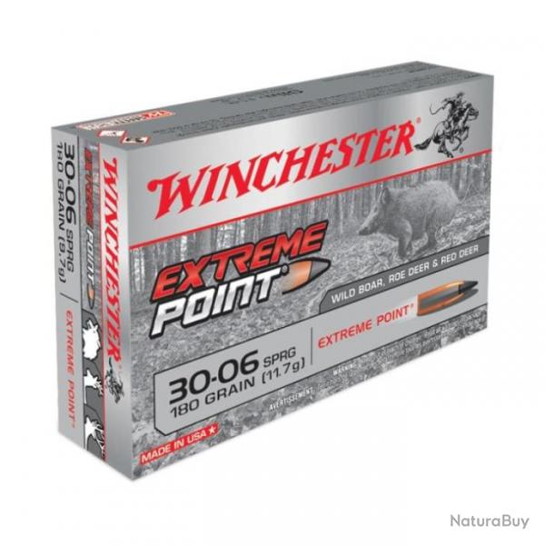 Balles Winchester Extreme Point - Cal. 30-06 Springfield 30-06 / 180 - 30-06 / 180 / Par 1
