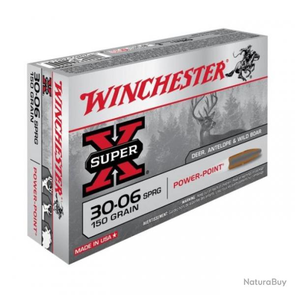 Balles Winchester Power Point - Cal. 30-06 Springfield 30-06 / 150 / - 30-06 / 150 / Par 1