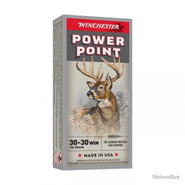 Balles Winchester Power Point - Cal. 30.30 - 150 / Par 1