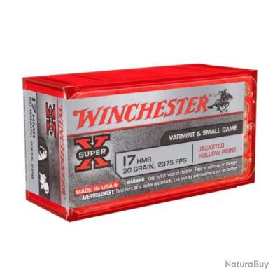 Balles Winchester Super-X - Cal. 17HMR - 17 HMR / 20 / Par 1