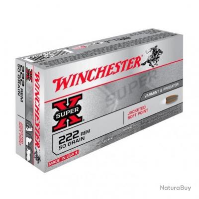 Balles Winchester Power Point - Cal. 222 Rem. - 50