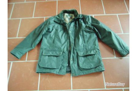 veste chasse huilée