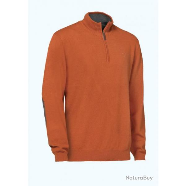 Pull de chasse Club Interchasse Winsley Rouille