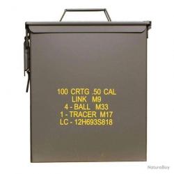 Caisse à munitions M9 cal .50 Mil-Tec - Vert olive