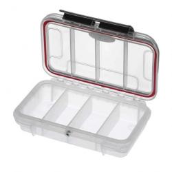 Boîte étanche MAX001T Grip compartimentée 15.7 x 8.2 x 4.1 cm Plastica Panaro - Transparent