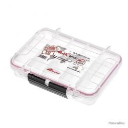 Boîte étanche MAX002T Grip compartimentée 21.2 x 14 x 4.7 cm Plastica Panaro - Transparent