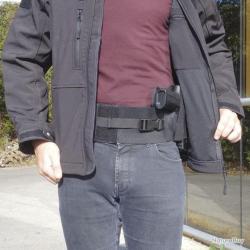 Ceinture holster Discret Patrol Equipement - Noir - L-XL - Droitier