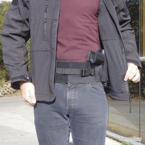 Ceinture holster Discret Patrol Equipement - Noir - L-XL - Droitier