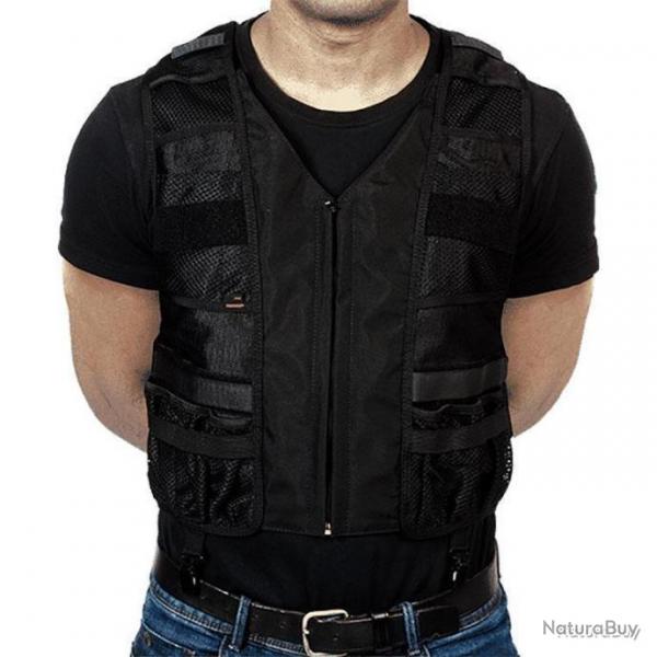 Gilet d'intervention Tactiknight Discret GK Pro - Noir