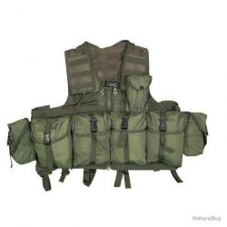 Gilet tactique MOLLE 8 Poches Mil-Tec - Vert olive