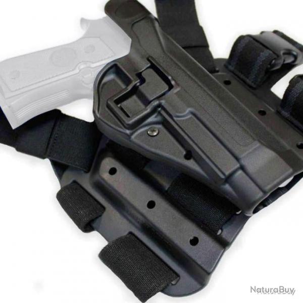 Holster Serpa Tac L2 Beretta 92/96/M9/M9A1 (Not Elite/Brig/92A1/96A1) Blackhawk - Noir - PAMAS G1, B