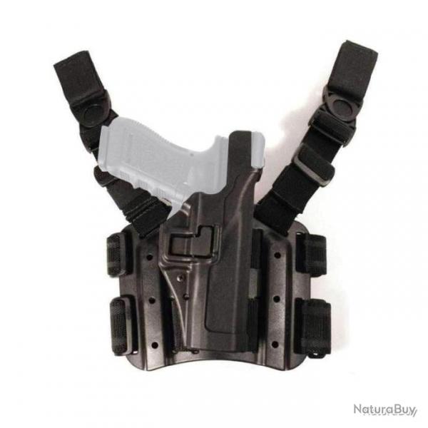 Holster de cuisse Blackhawk Serpa Level 3 Noir PAMAS G1. Beretta 92 / 96 Droitier