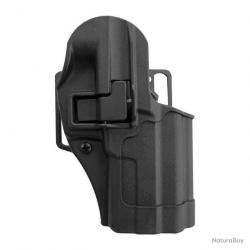 Holster rigide Serpa CQC Level 2 Réglo SP2022 Blackhawk - Noir - SP2022 - Gaucher