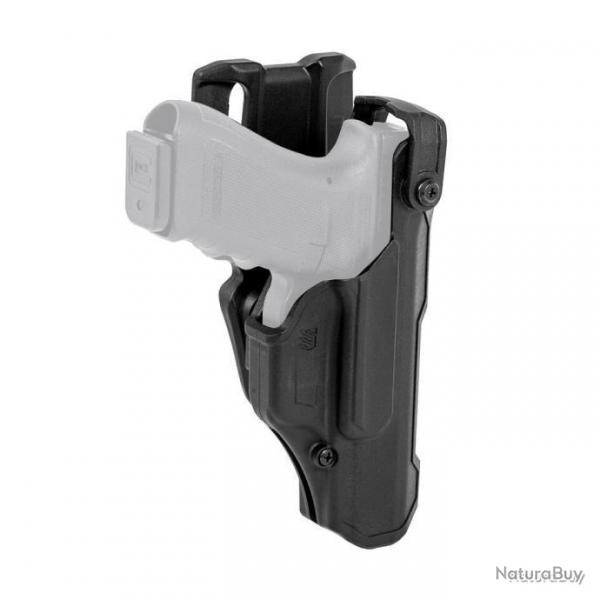 Holster T-Series LD3 Glock 17/19/22/23/31/32/45/47 Blackhawk - Noir - Droitier