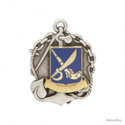 Insigne de béret Argent Fusilier Marin DMB Products - Argent