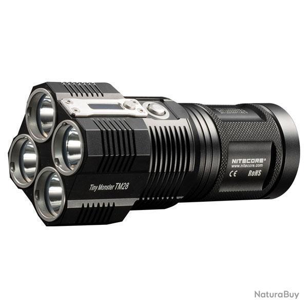 Lampe torche TM28 6000 lm Nitecore (sans pile) - Noir