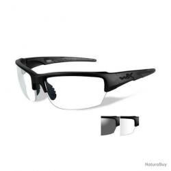 Lunettes de protection Saint 2 Écrans Wiley X - Noir - Fumé / Neutre