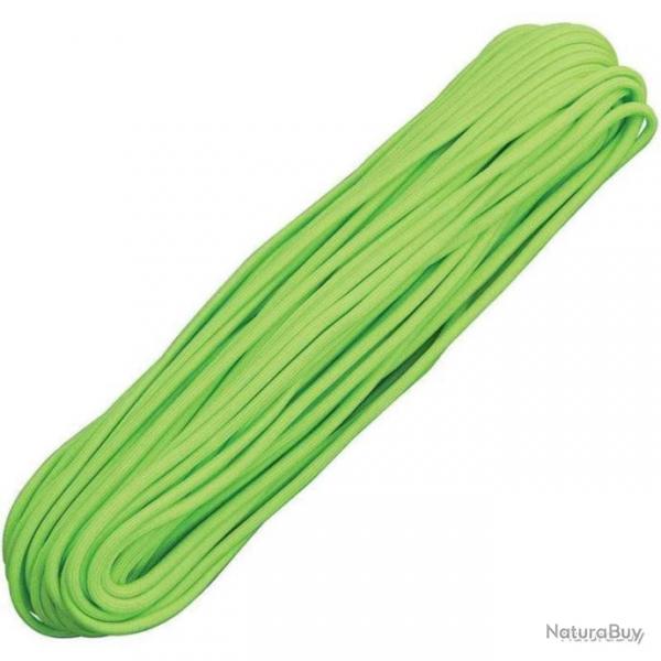 Cordelette Paracorde 100 ft / 30 m Atwood Rope MFG - Vert fluo