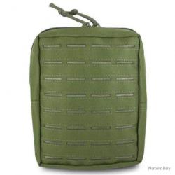 Pochette multi-usages Lazer Verticale Large Bulldog Tactical - Vert olive