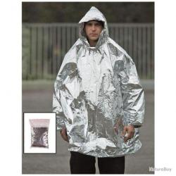 Poncho de survie Survival Silver Mil-Tec