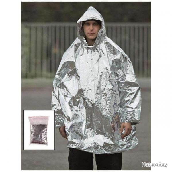 Poncho de survie Survival Silver Mil-Tec