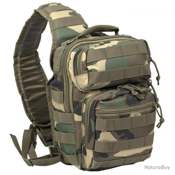 Sac  dos 1/2 jour Assault Pack Small One Strap Mil-Tec - Woodland